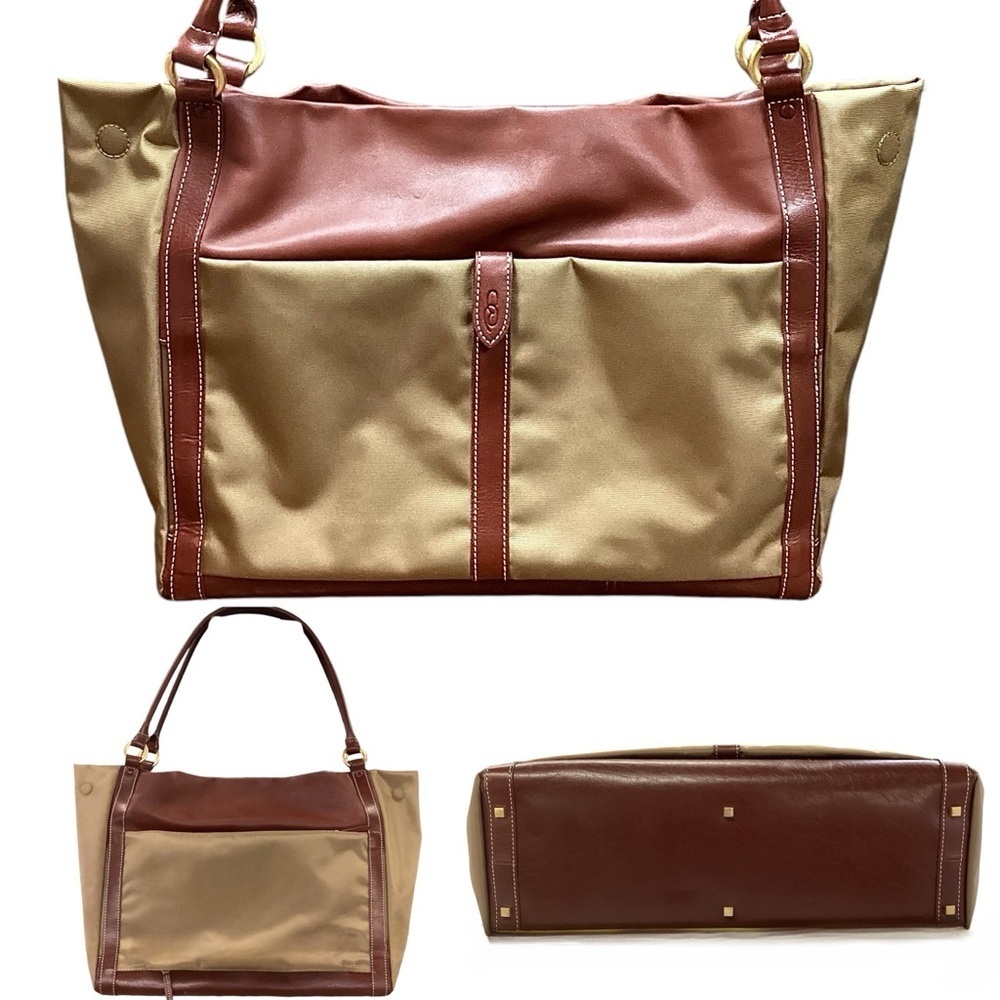 Elegant Brown and Tan Tote Bag